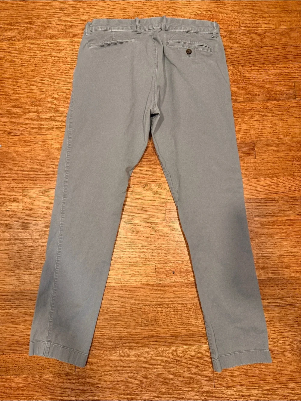 J. Crew Slim Straight Gray Chino Pants